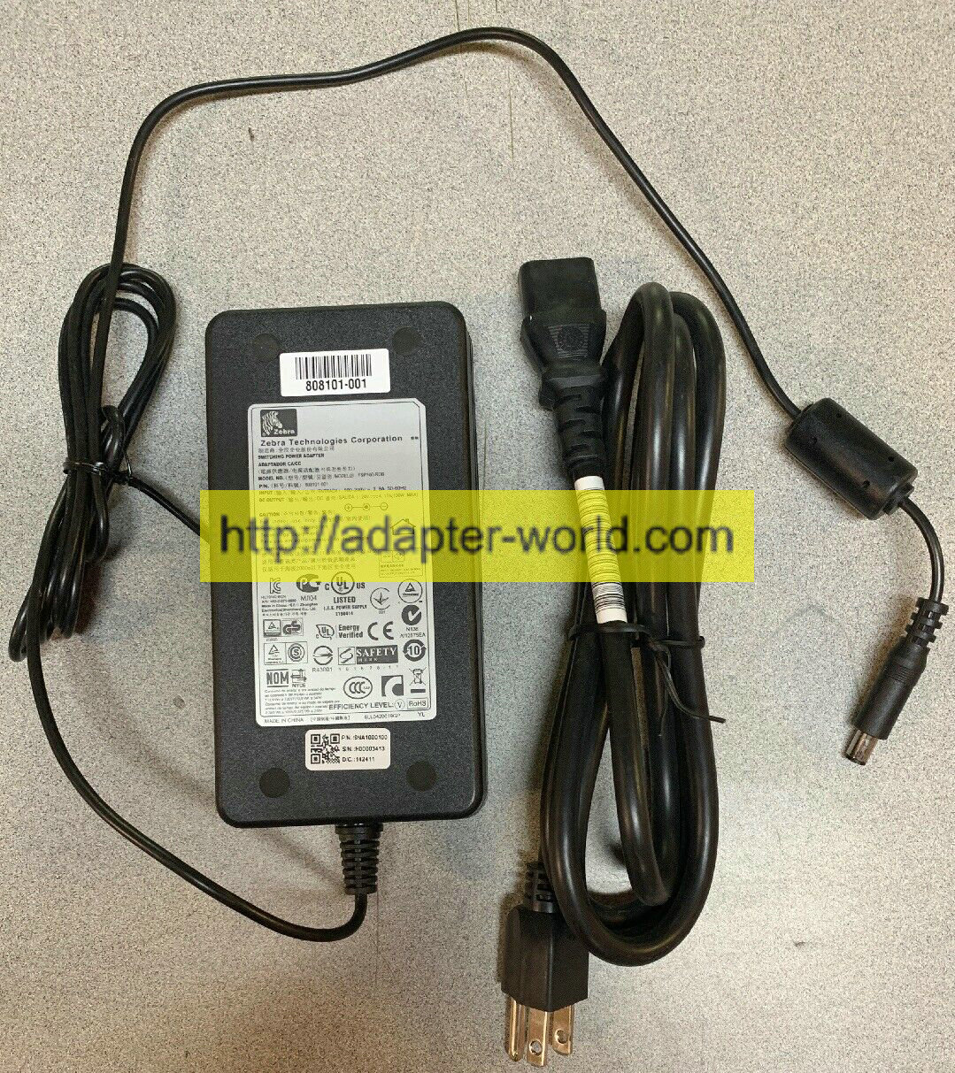 *100% Brand NEW* Zebra Printers GX420d GX420t GK420d Gk420t GX420t GX430d 24V 4.17A AC Adapter Power Supply 5.